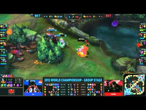 BKT vs SKT - The Fall of The King (Faker is kill)