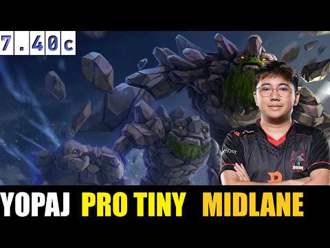 🤯YOPAJ [TINY] MID 7.40c - DOTA 2 HIGHEST MMR MATCH#dota2   #dota2gameplay