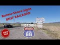 Historic Route 66 Arizona - What Happened to Burma-Shave Signs - BNSF Train Seligman Arizona