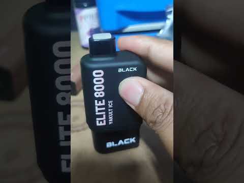 Black elite 8k puffs sobrang ganda #Disposablevae