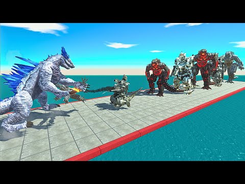 All New Kaiju Monsters VS 10 Levels of Mecha Godzilla Evolution – ARBS Size Comparison