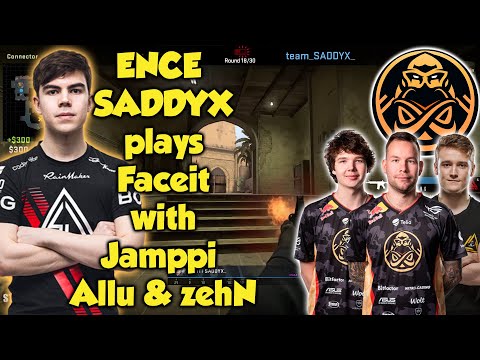 ENCE SADDYX on FIRE at Faceit with Allu & Jamppi & zehN