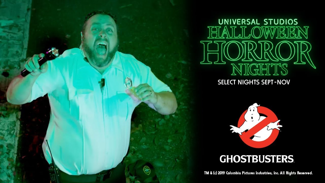 Ghostbusters House Reveal | Universal Studios Halloween Horror Nights 2019 - YouTube
