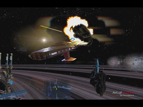 X4: Foundations - ZEUS Carrier vs XEN - test combat