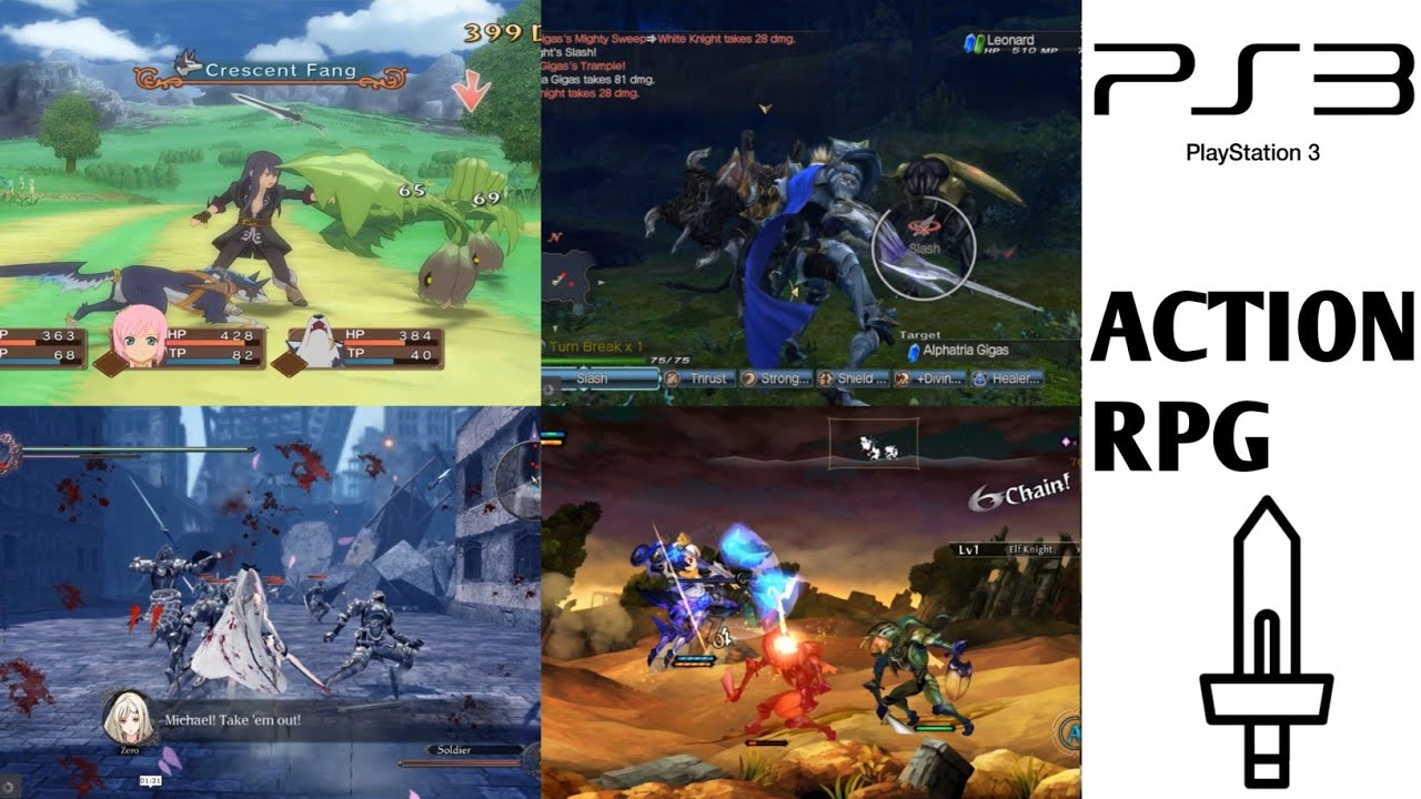 Top 30 Best Action-RPG Games for PS3 [RECOMMENDED]