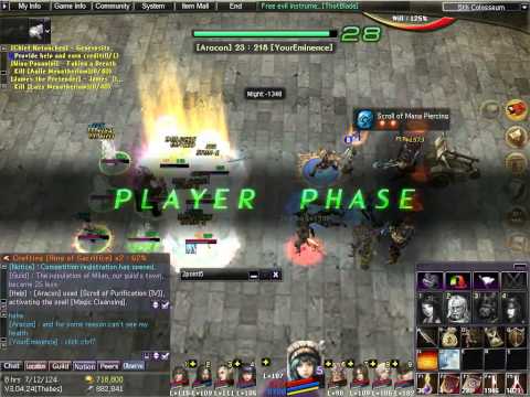Atlantica Online Colosseum League Battle #47 YourEminence Vs Aracon