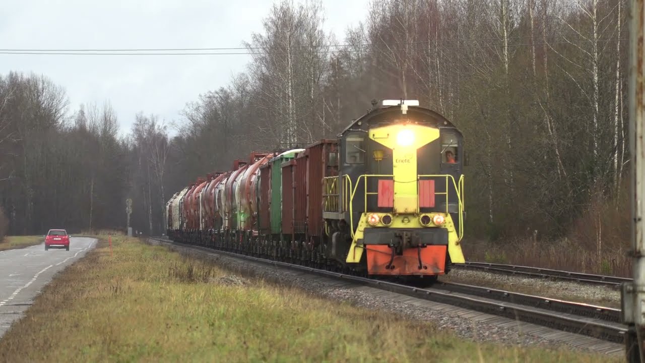 Тепловоз ТЭМ2-1936 на ст. Сытке / TEM2-1936 at Sõtke station