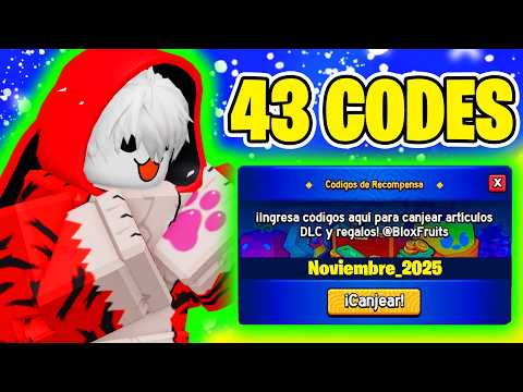 🚨 43 ACTIVE BLOX FRUITS CODES!! (NOVEMBER 2025) 🚨