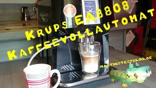 Krups EA8808 Kaffeevollautomat - Review - Menüführung - Pflege - Kaffeezubereitung