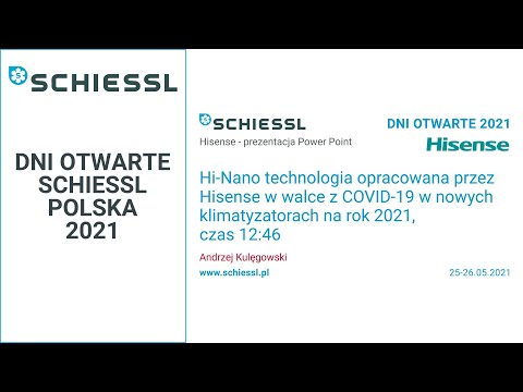 Dni otwarte 2021, Hi-Nano technologia opracowana przez Hisense w walce z COVID-19 - zdjęcie