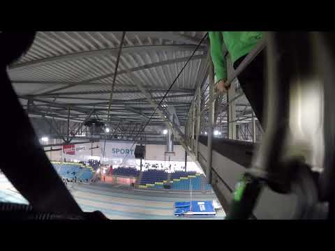 Paragliding indoor reserve parachute throw @ Topsporthal Gent - 02-DEC-23 | Deadride