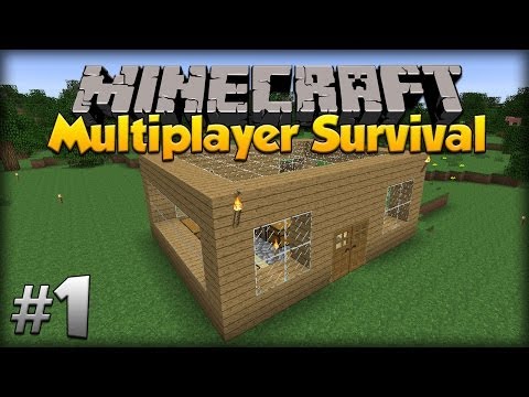 Minecraft Multiplayer Survival: w/moomoomage - Episode 1