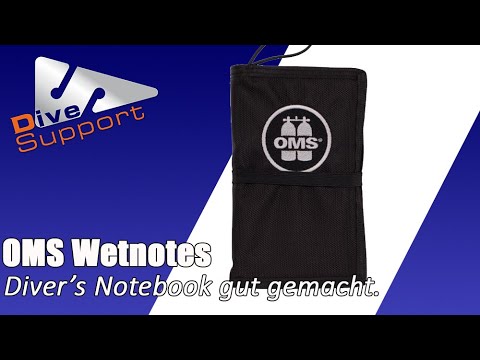 OMS Wetnotes - Diver's Notebook gut gemacht | DiveSupport