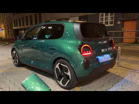 RENAULT TWINGO 2026 at night - COOL LED lights, indicators & AMBIENT COLORS