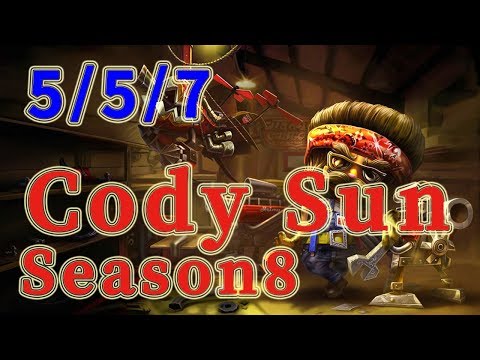 100 Thieves Cody Sun Heimerdinger Bot vs Jhin Patch 8.13