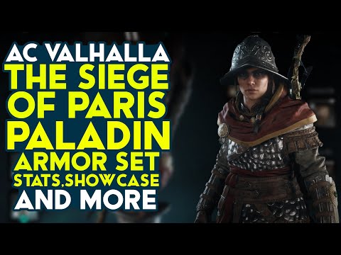 Paladin Armor Set Gameplay,Stats,Showcase & More ! - Assassin's Creed Valhalla DLC (AC Valhalla DLC)