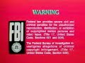 1980 Disney FBI Warning Screens Fuchsia Variant