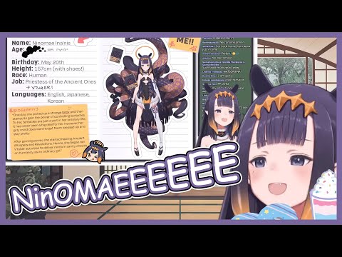 Ina teaches you how to pronounce "Ninomae" 【Hololive EN】
