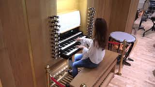 '卷珠帘 '(Pearl-decorated Curtain Rolled Up) for Organ  by Xiaoting Chang