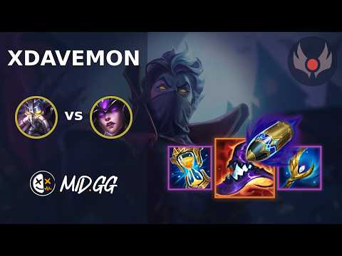 MID.GG: [ xDavemon ] Kassadin MID vs Syndra | NA GRANDMASTER | LOL Season 2026