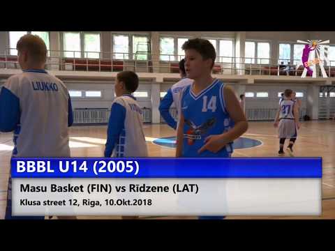 BBBL U14 2018 MaSu 2005 (FIN) vs Ridzene 2005 (LAT)   (White)