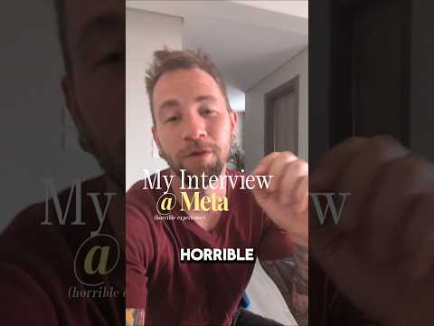 Horrible Meta interview experience