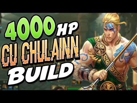 Smite: The 4000 HP Cu Chulainn Build - INSTANT TRANSMISSION JUTSU!