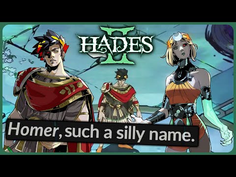 Zagreus talks about Homer ( Narrator ) - Hades 2