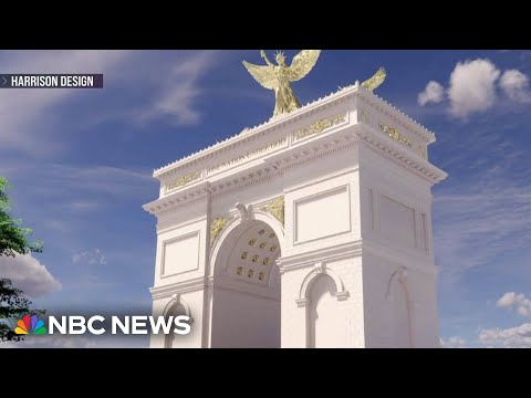 New renderings released for President Trump’s controversial 250-foot arch