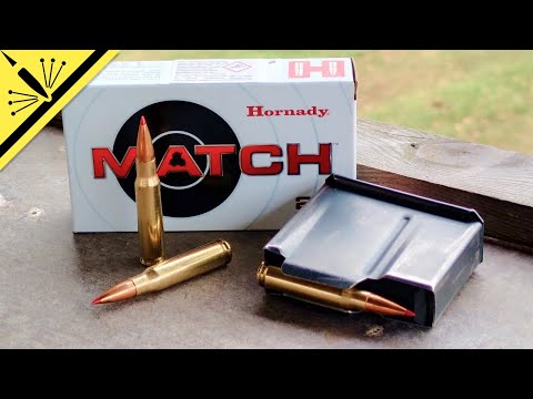 308 Winchester Hornady Black A-MAX Ballistics Gel Ammo Test