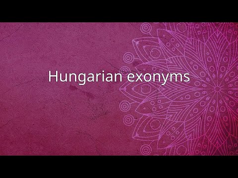 Hungarian exonyms