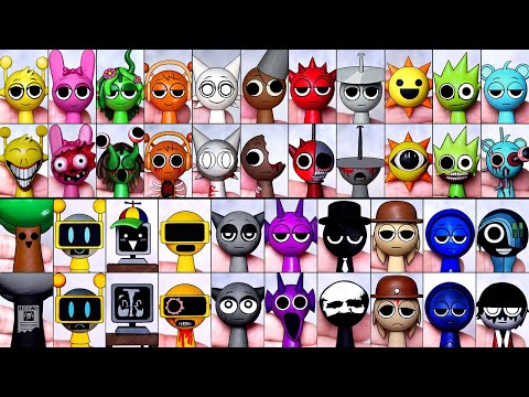 Making SPRUNKI All Sculptures Timelapse Compilation