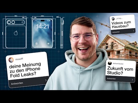 New iPhone Fold leaks, videos about house construction & the future of the studio! (Q&A)