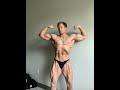 Natural Bodybuilder Posing Update 16 weeks Out!!!