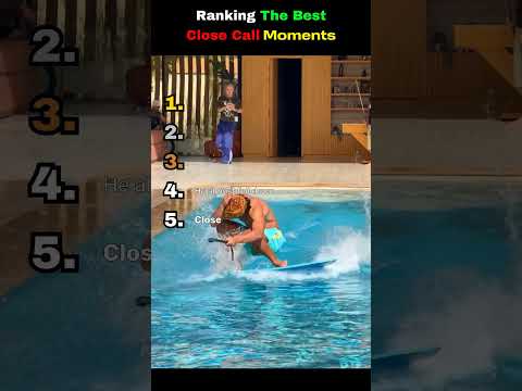 Ranking The Best Close Call Moments #foryou #funny #fails