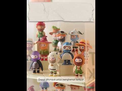 Gambar Stora Kotak Pajang Action Figure Adjustable Stage 30.8x18.8x21 cm