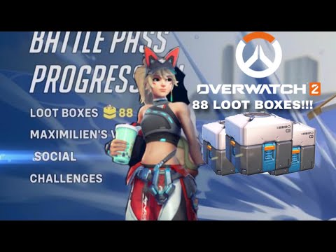 Overwatch 2 Loot Box Opening | 88 Boxes!!!
