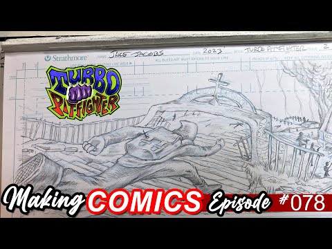 Episode #078 - Making Turbo Pit-Fighter Comic – Mock-ups & Text  Improving the Creative Process