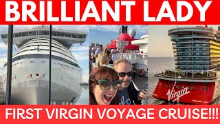Our VERY 1st cruise with VIRGIN VOYAGES BRILLIANT LADY: Embarkation, Balcony Cabin Tour, and MORE!