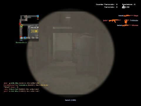 CS: Source de_train ace on ESEA