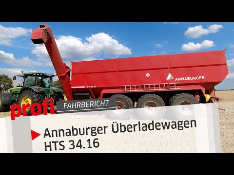 Annaburger Überladewagen HTS 34.16: Ausgewachsener Korntanker | profi #Fahrbericht