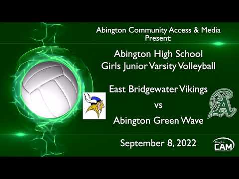 East Bridgewater Vikings vs Abington Green Wave Girls Junior Varsity Volleyball; September 8, 2022