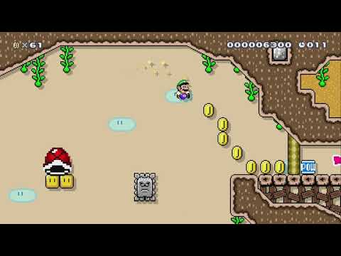 Speedrun in the mountains! [20s] by Davii♪ - Super Mario Maker 2 - No Commentary 1bu