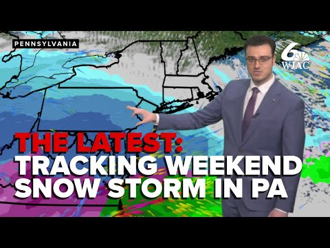 The latest: Tracking weekend snow storm in Pennsylvania