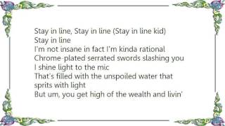 GZA - Stay in Line Lyrics