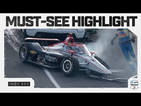 Will Power's bid for second Indy 500 win ends with hard crash | INDYCAR