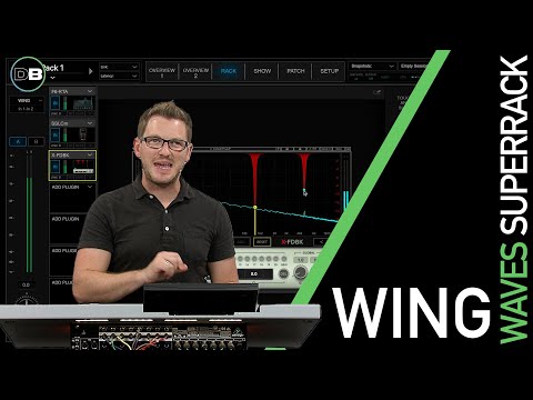 Waves SuperRack Performer on Main LR with Behringer Wing