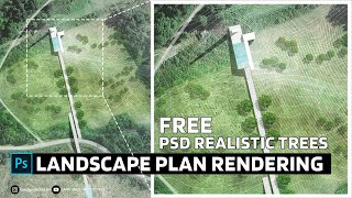 FREE PSD Trees | Mastering Landscape Design Rendering: Creating Realistic Plans in Photoshop