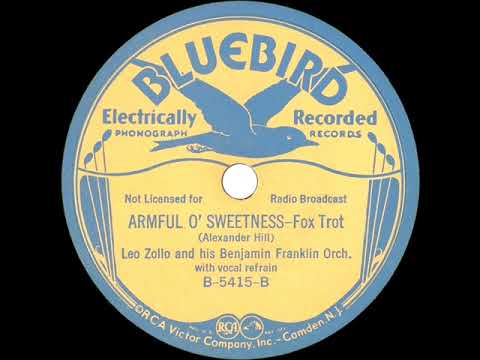 1934 Leo Zollo (Al Mitchell) - Armful O’ Sweetness (Dick Robertson, vocal)