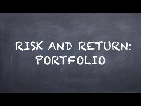 Risk and Return Portfolio